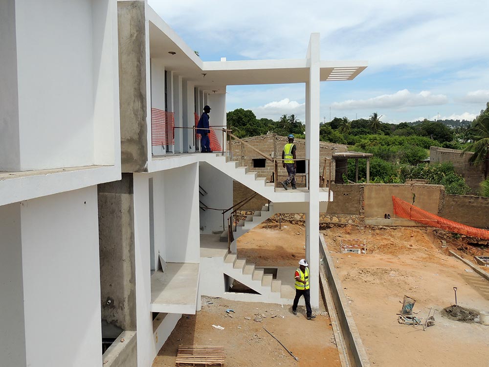 contrução de escadas
