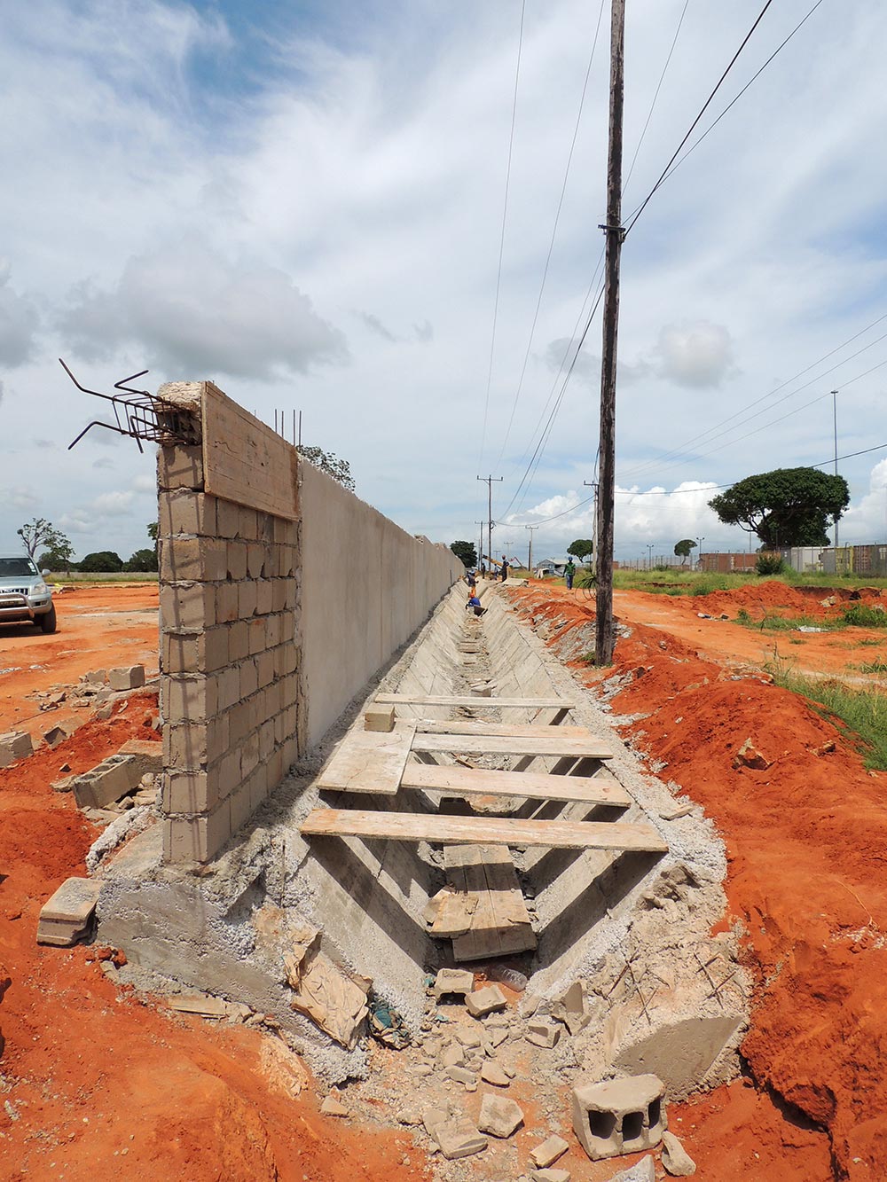 construção de muro