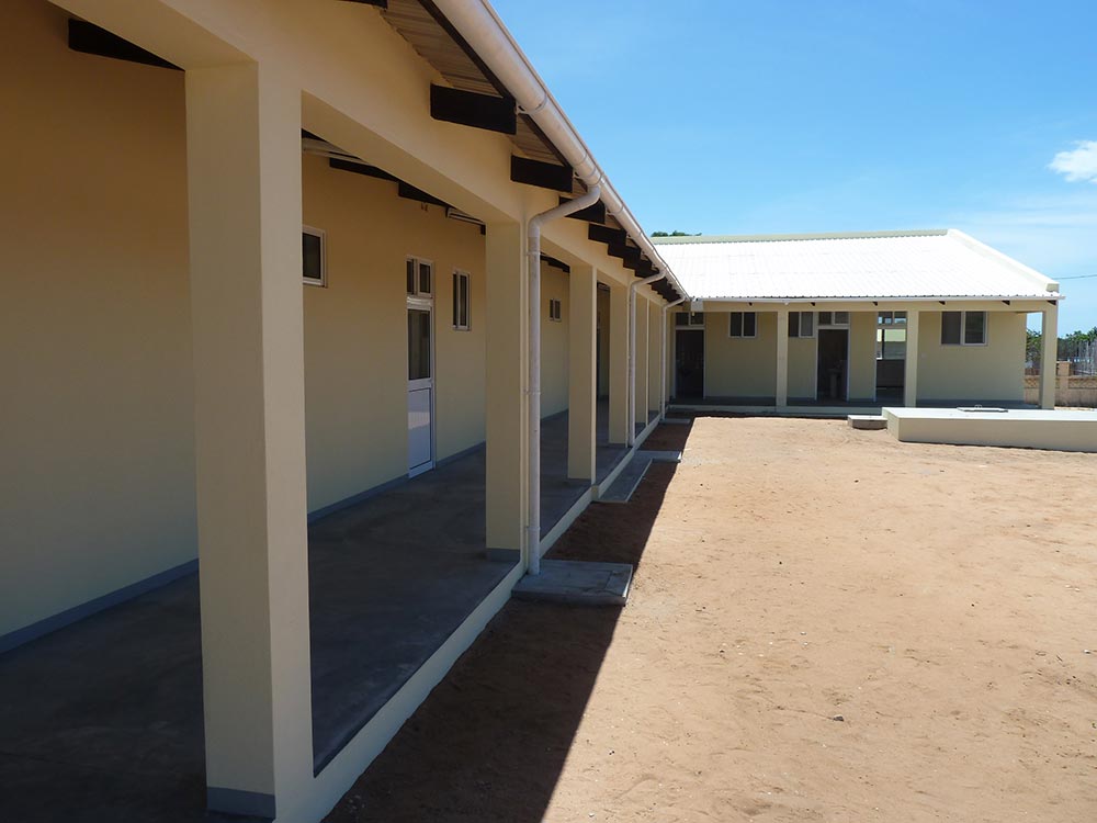 vista exterior da escola