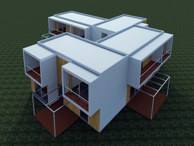 projecto de casa pre-fabricado